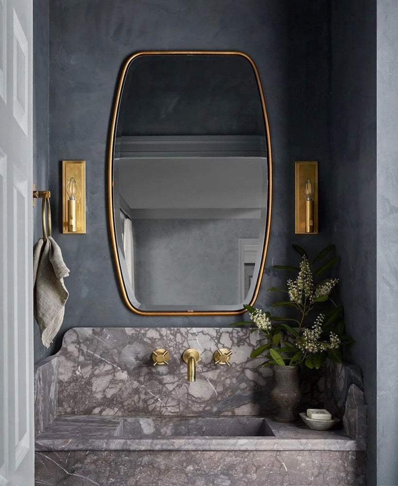 Katie Irregular Wall Mirror Home Decor Asymmetrical Wall Hung Aesthetic Mirror Interior Design