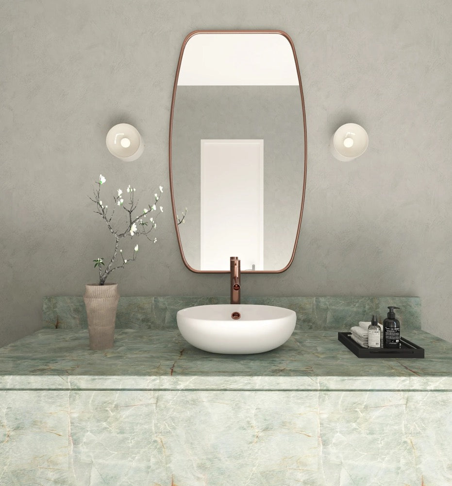 Katie Irregular Wall Mirror Home Decor Asymmetrical Wall Hung Aesthetic Mirror Interior Design